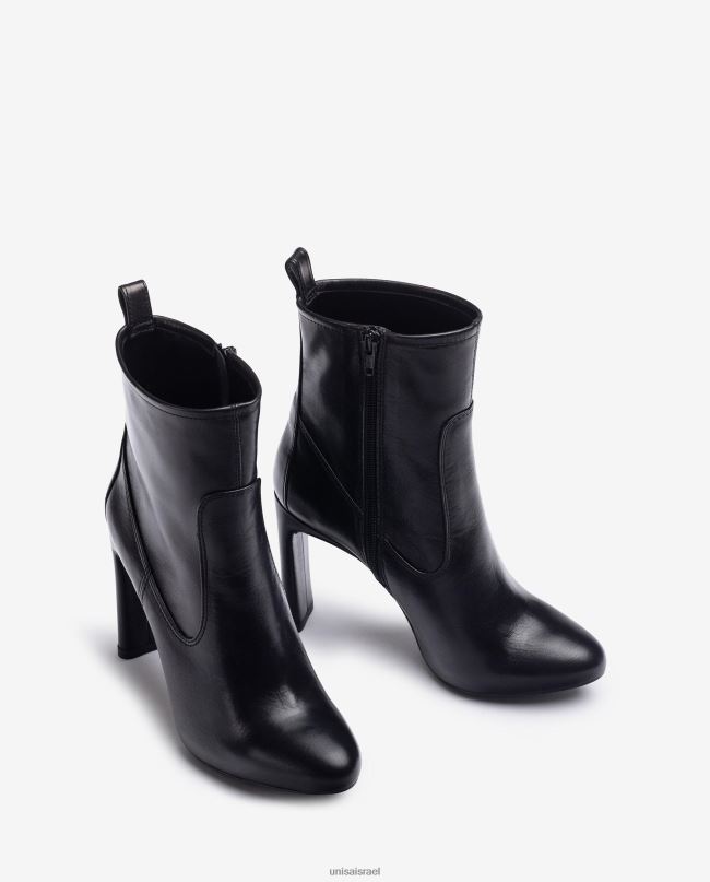 Unisa מגפי עור עם עקב ופלטפורמה פנימית אופנה ילדים V2BP21000