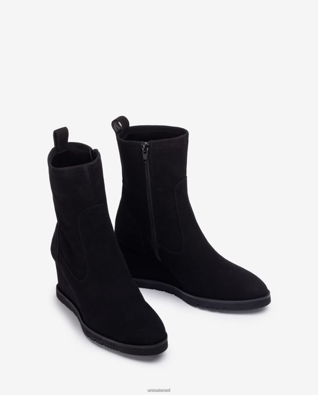 Unisa מגף רגל גבוה שָׁחוֹר נשים V2BP21001