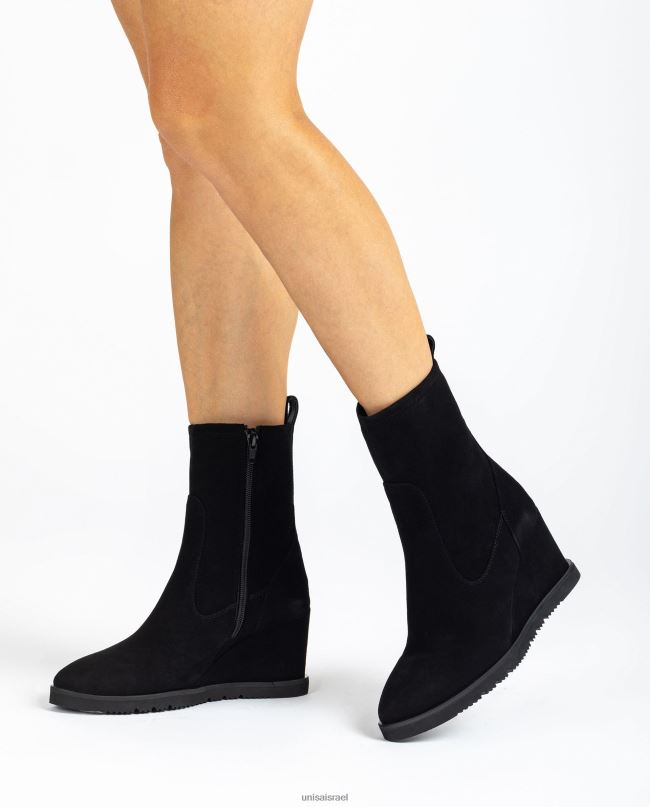 Unisa מגף רגל גבוה שָׁחוֹר נשים V2BP21001