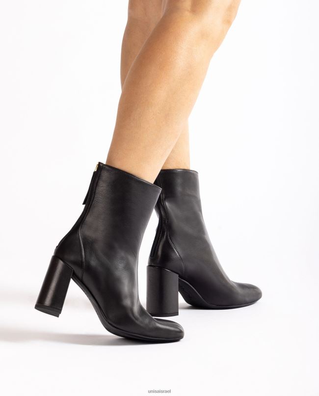 Unisa מגף קרסול עם אצבע מרובעת עם תפר מרכזי אופנה נשים V2BP21006