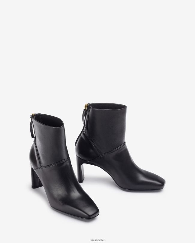 Unisa מגף קרסול עם עקב גבוה שָׁחוֹר נשים V2BP21013