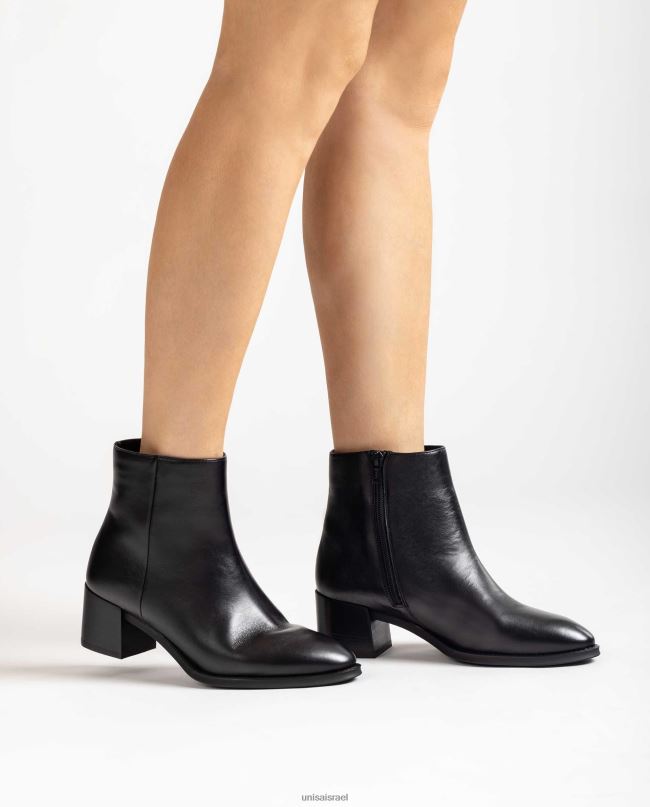 Unisa מגפונים מעור עם רוכסן פנימי אופנה נשים V2BP21020