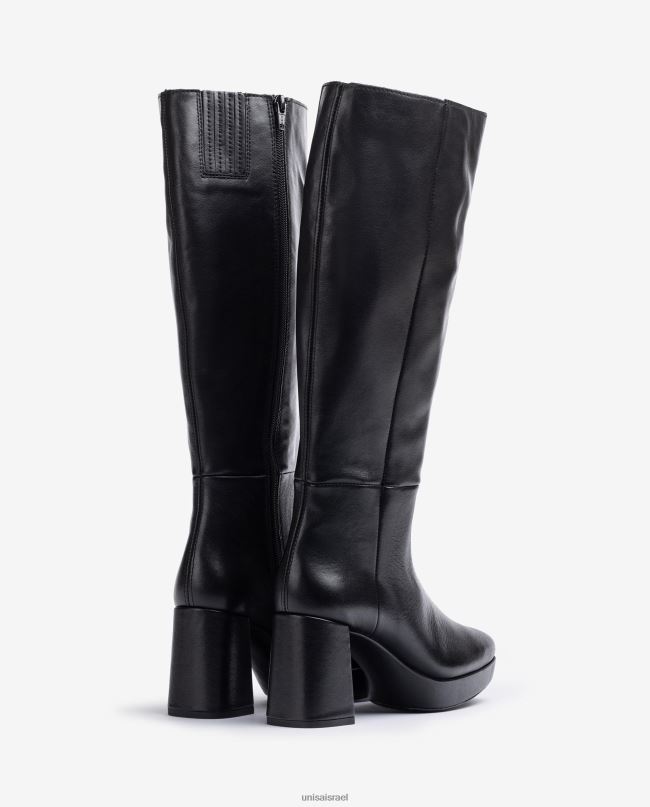 Unisa מגף עם עקב ופלטפורמה אופנה נשים V2BP21025