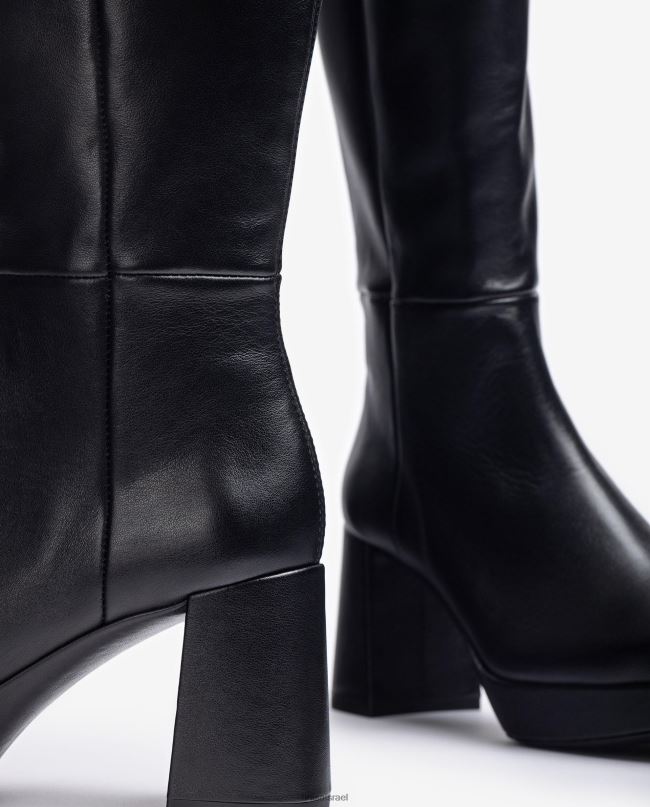 Unisa מגף עם עקב ופלטפורמה אופנה נשים V2BP21025