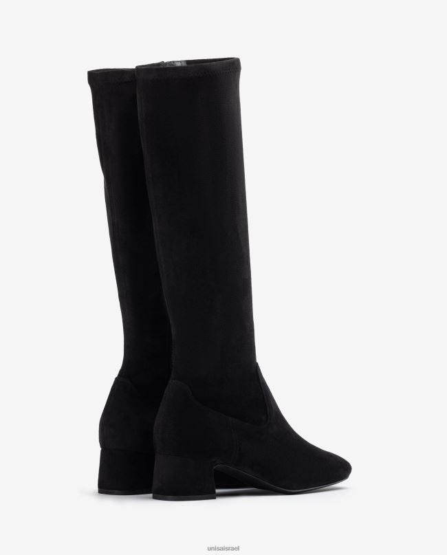 Unisa מגף קרסול עם אצבע מרובעת שָׁחוֹר נשים V2BP21032