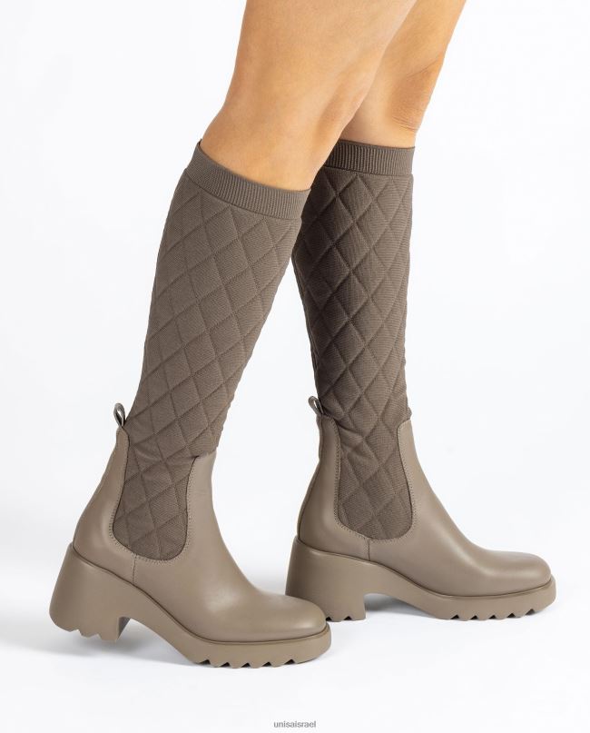 Unisa מגף עם בד סטרץ' ממוחזר אופנה נשים V2BP21033