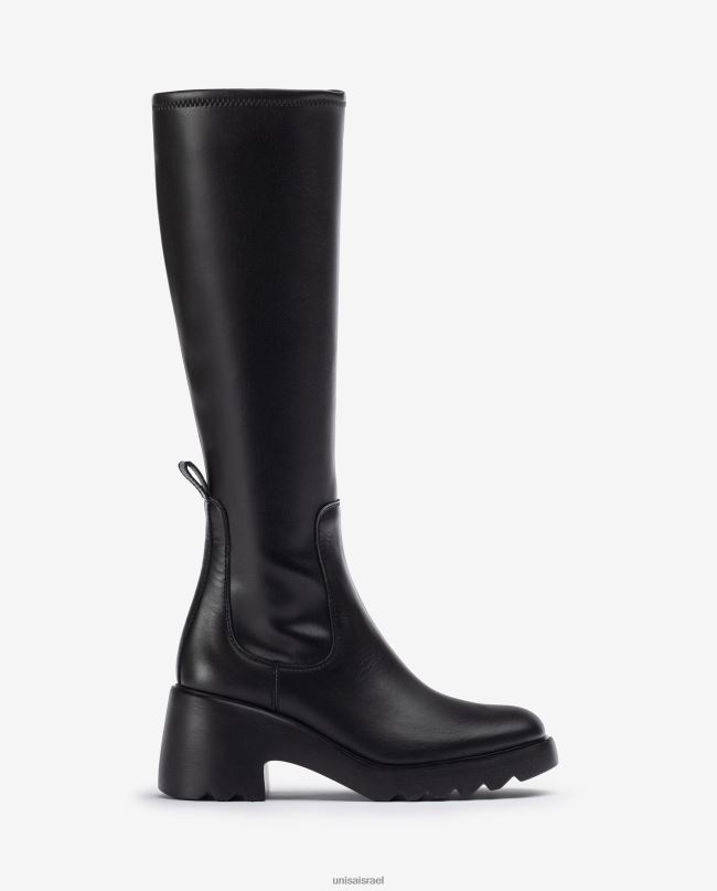 Unisa מגף עם רוכסן בפנים וסוליית גומי מְעוּדָן נשים V2BP21036