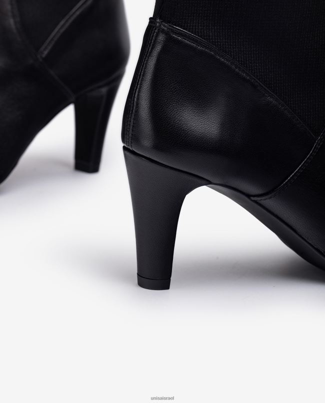 Unisa מגף מעור ואלסטי אופנה נשים V2BP21044