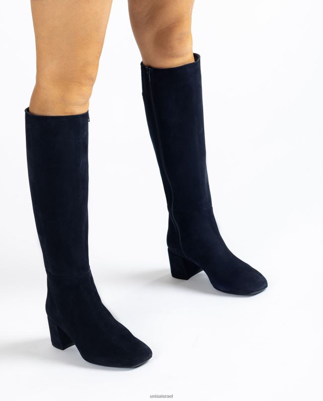 Unisa מגף עם עקב רחב כְּחוֹל נשים V2BP21046