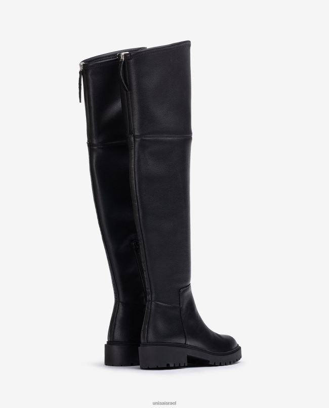 Unisa מגף ירך עם סוליית מסלול שָׁחוֹר נשים V2BP21052