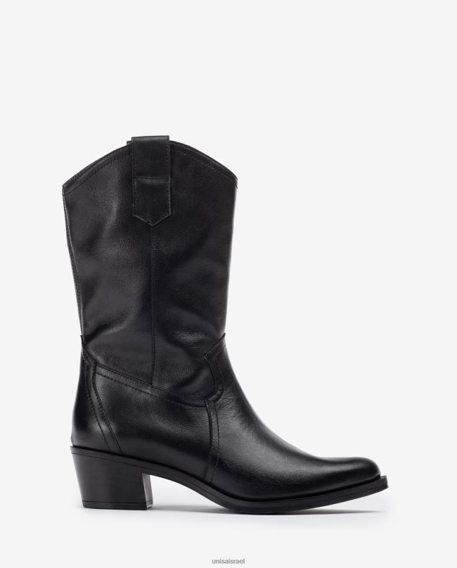 Unisa מגף עור בסגנון קאובוי אופנה נשים V2BP21053