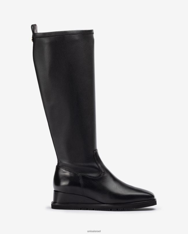 Unisa מגף רגל גבוה עם טריז אופנה נשים V2BP21060