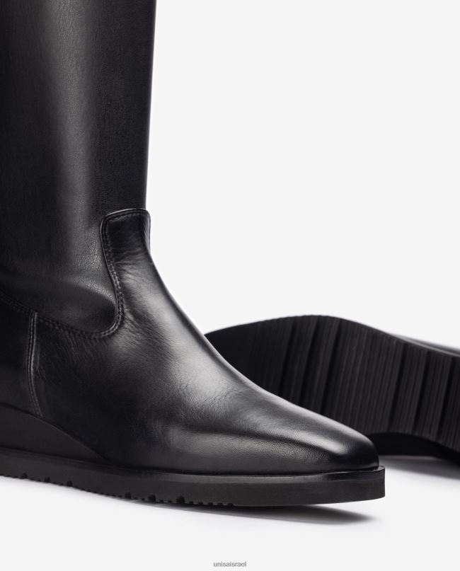 Unisa מגף רגל גבוה עם טריז אופנה נשים V2BP21060