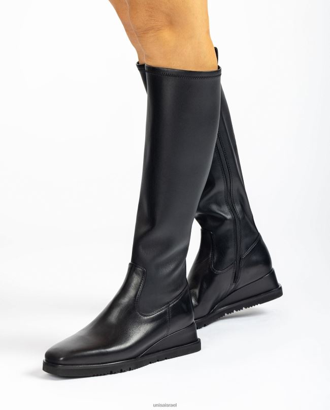 Unisa מגף רגל גבוה עם טריז אופנה נשים V2BP21060