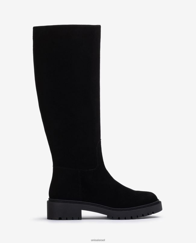 Unisa מגף זמש עם סוליית מסלול מְעוּדָן ילדים V2BP21064