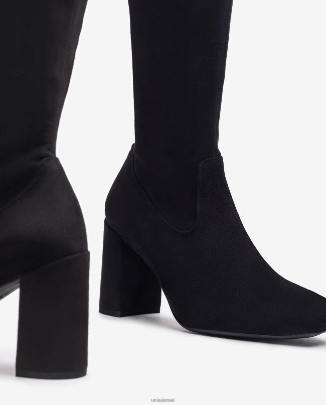 Unisa מגף ירך בוהן מרובעת אופנה נשים V2BP21078