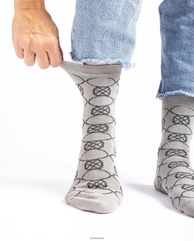 Unisa גרבי כותנה אורגנית אופנה נשים V2BP21091