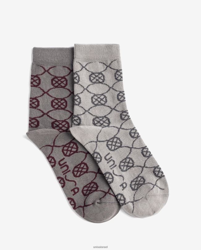 Unisa גרבי כותנה אורגנית אופנה נשים V2BP21091