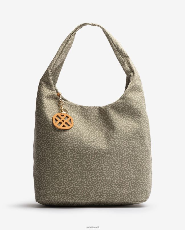 Unisa תיק בד ממוחזר ירוק נשים V2BP21093