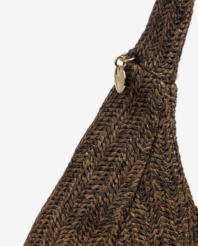 Unisa תיק כתף גדול חום נשים V2BP21101