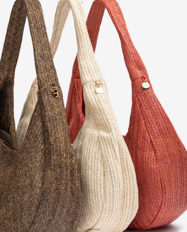 Unisa תיק כתף גדול חום נשים V2BP21101