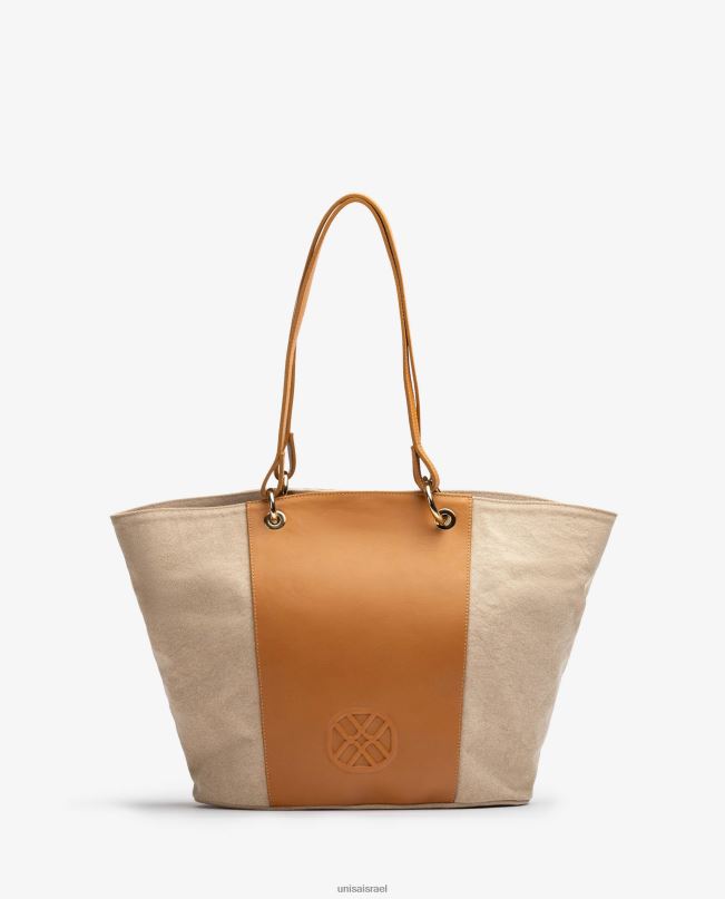 Unisa שקית קניות של אקולינו חום נשים V2BP21105