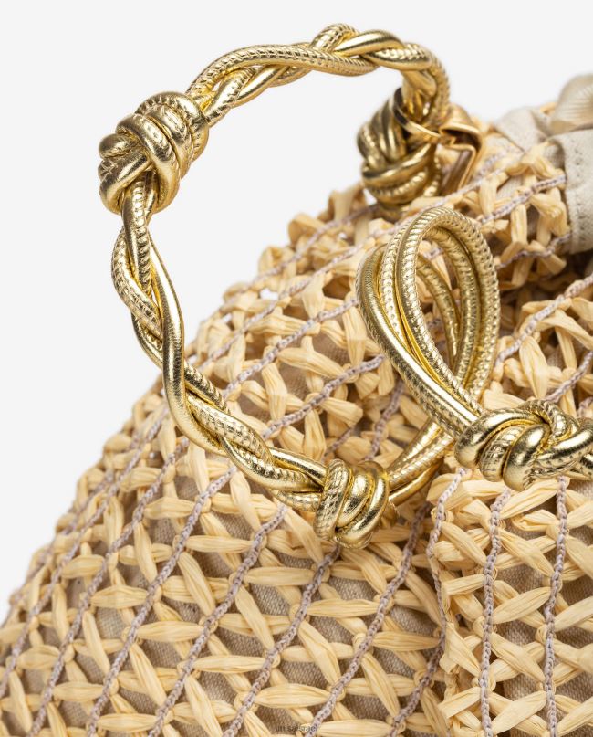 Unisa תיק רפיה גדול אופנה נשים V2BP21111