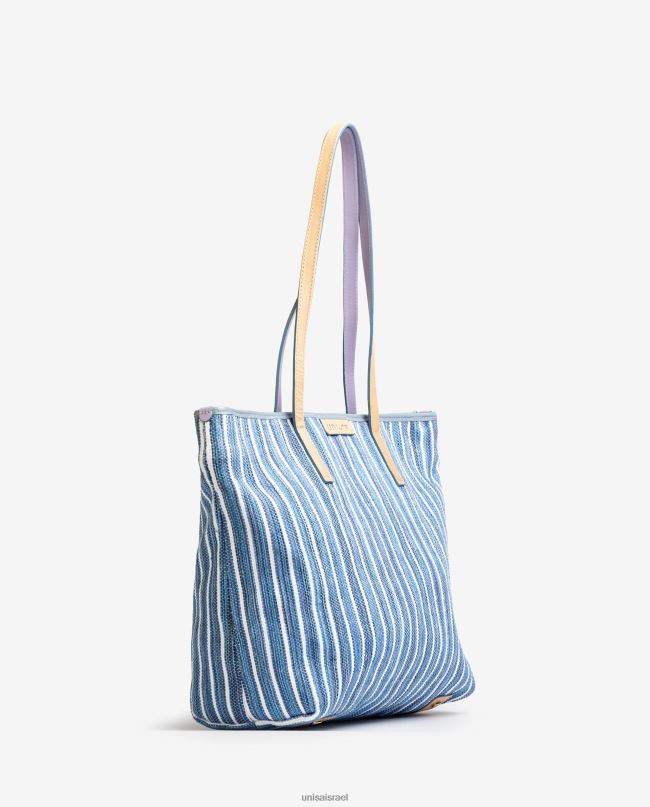 Unisa שקית קניות עשויה עם ג'ראפה כְּחוֹל נשים V2BP21113