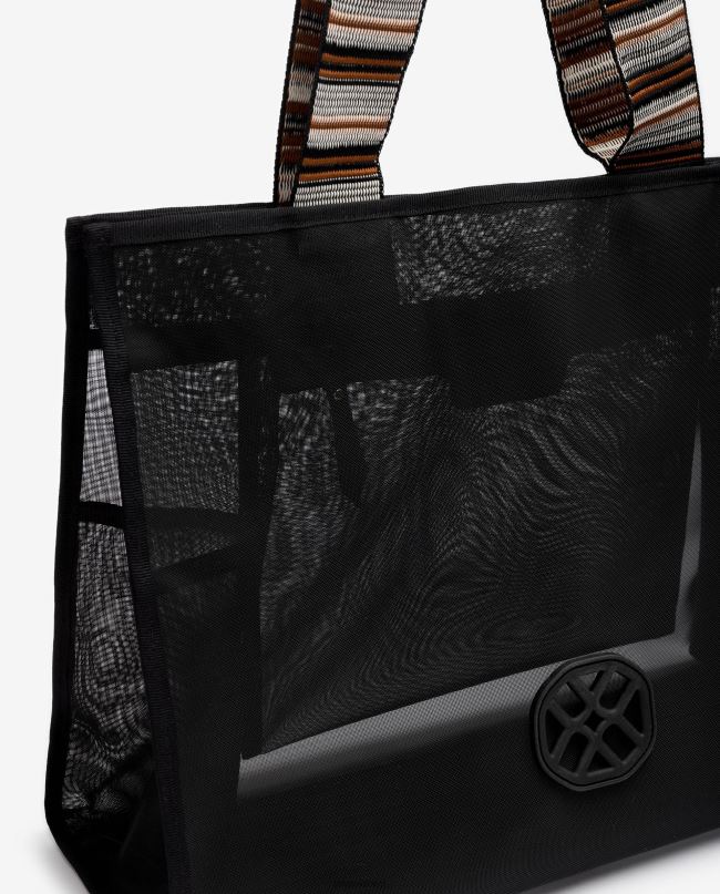 Unisa תיק רשת גדול שָׁחוֹר נשים V2BP21117