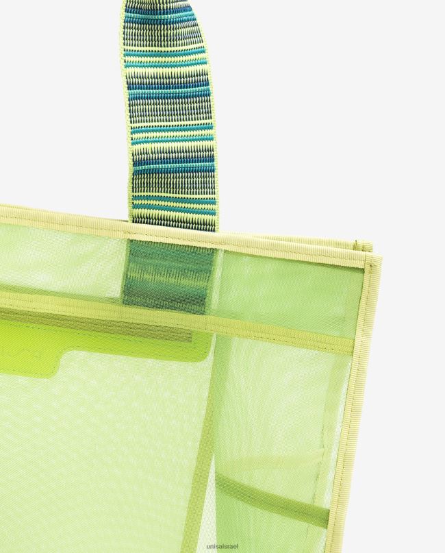 Unisa תיק רשת גדול צהוב נשים V2BP21118