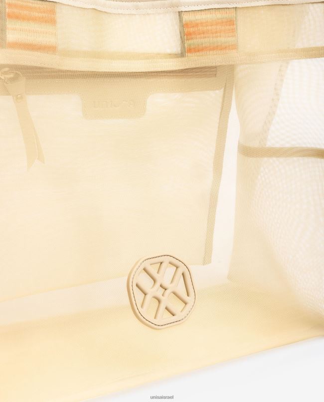 Unisa תיק רשת גדול חום נשים V2BP21119