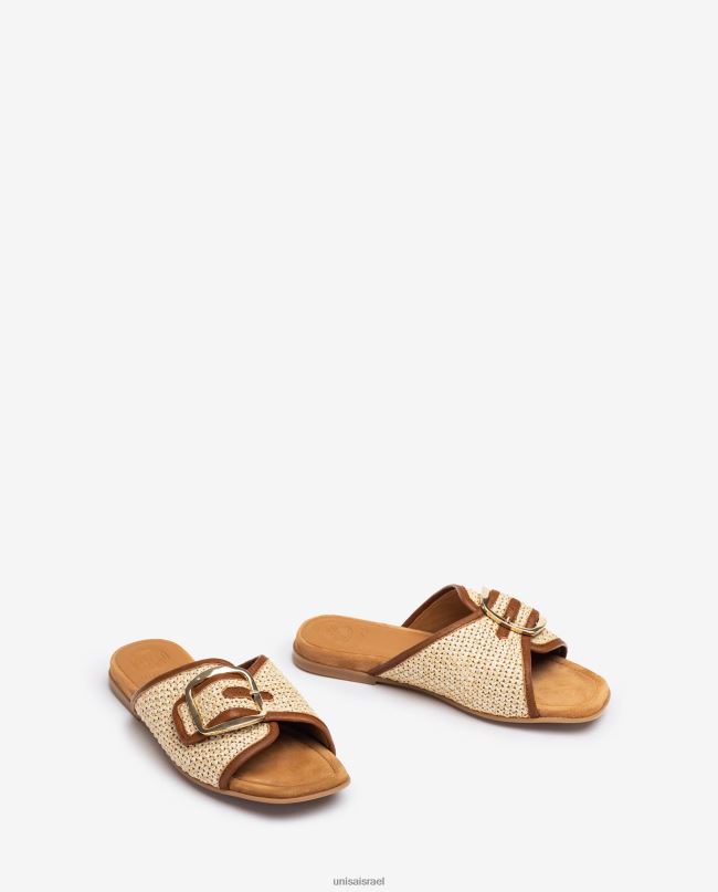Unisa סנדל עם סוליית רפיה אופנה נשים V2BP2111