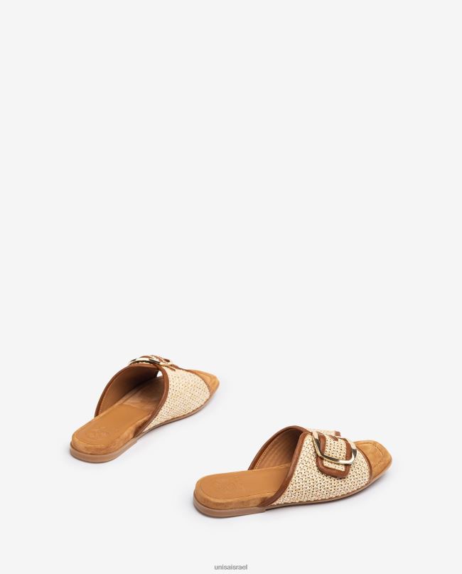 Unisa סנדל עם סוליית רפיה אופנה נשים V2BP2111