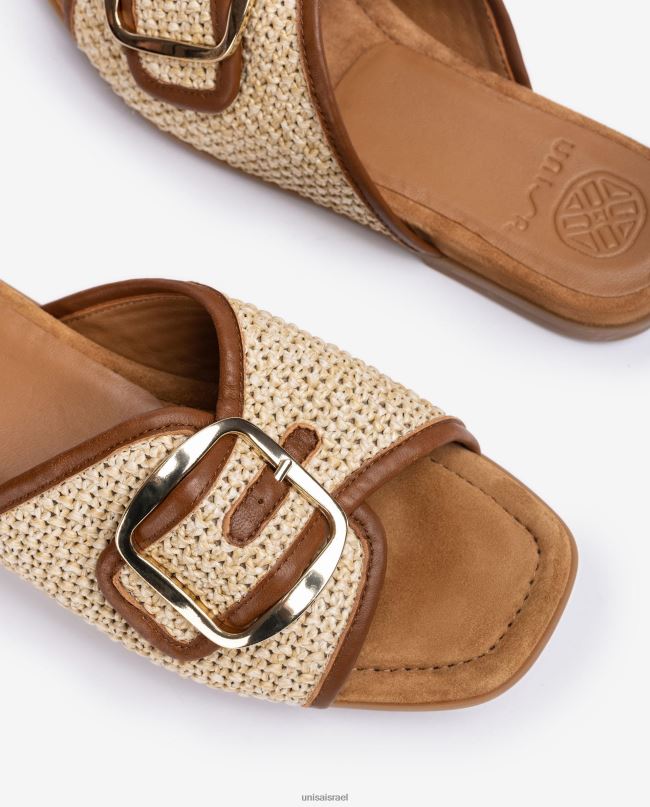 Unisa סנדל עם סוליית רפיה אופנה נשים V2BP2111