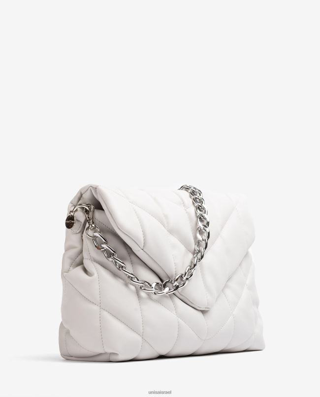 Unisa תיק מרופד גדול ושחור לבן נשים V2BP21123