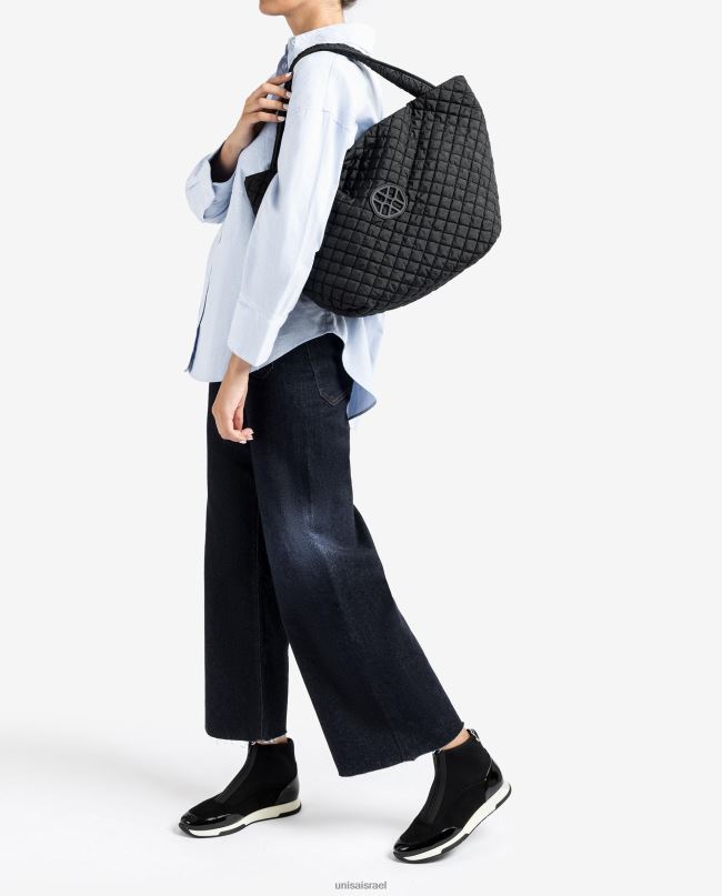 Unisa תיק גדול עשוי בד מרופד שָׁחוֹר נשים V2BP21134