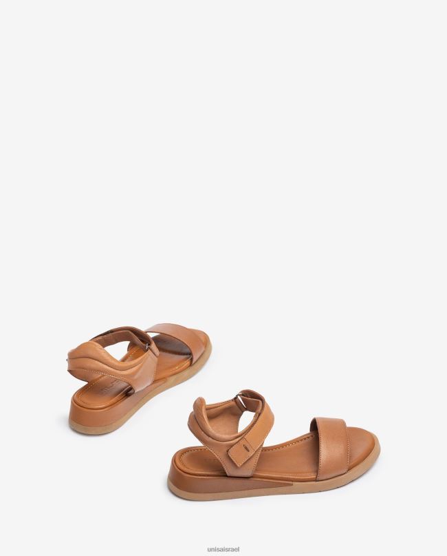 Unisa סנדל עור נוח חום נשים V2BP2113