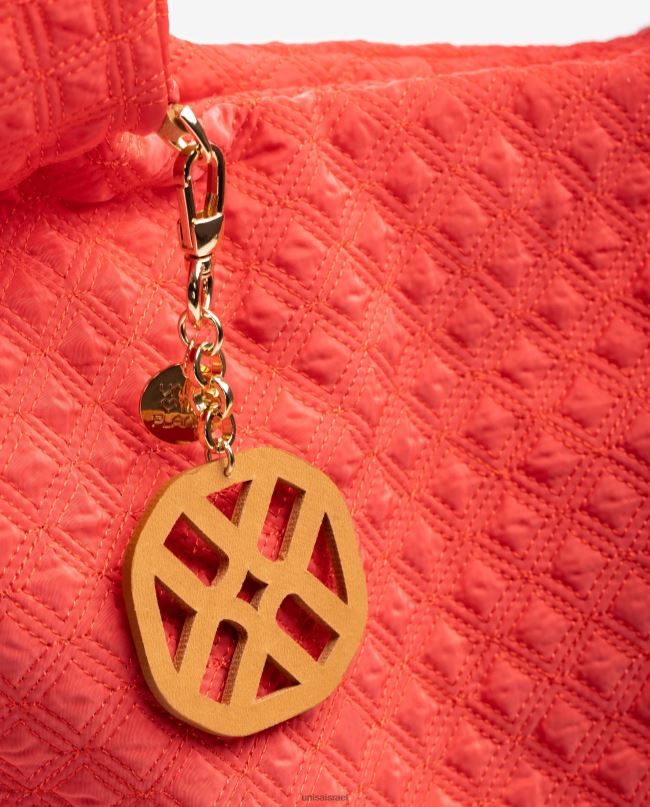 Unisa תיק יד פלורסנט מרופד אָדוֹם נשים V2BP21140