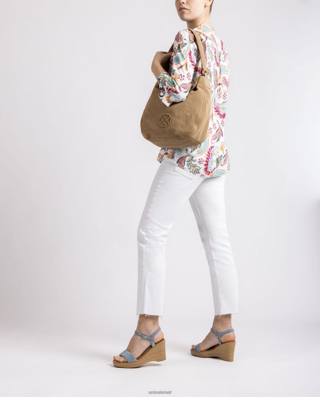 Unisa תיק יד גדול עם מונוגרמה מְעוּדָן נשים V2BP21142