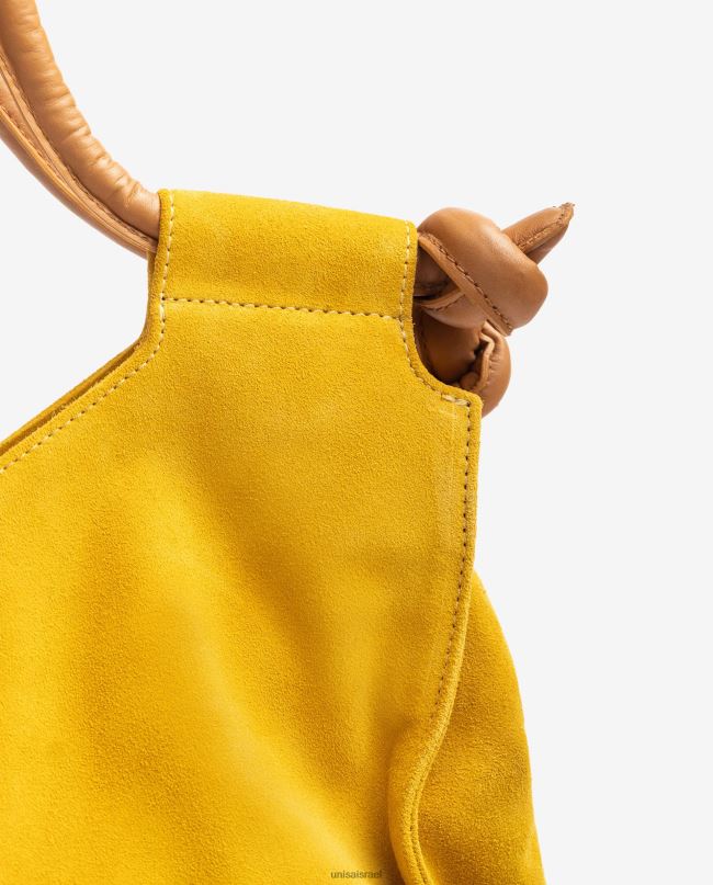 Unisa תיק כתף מסוקס צהוב נשים V2BP21145