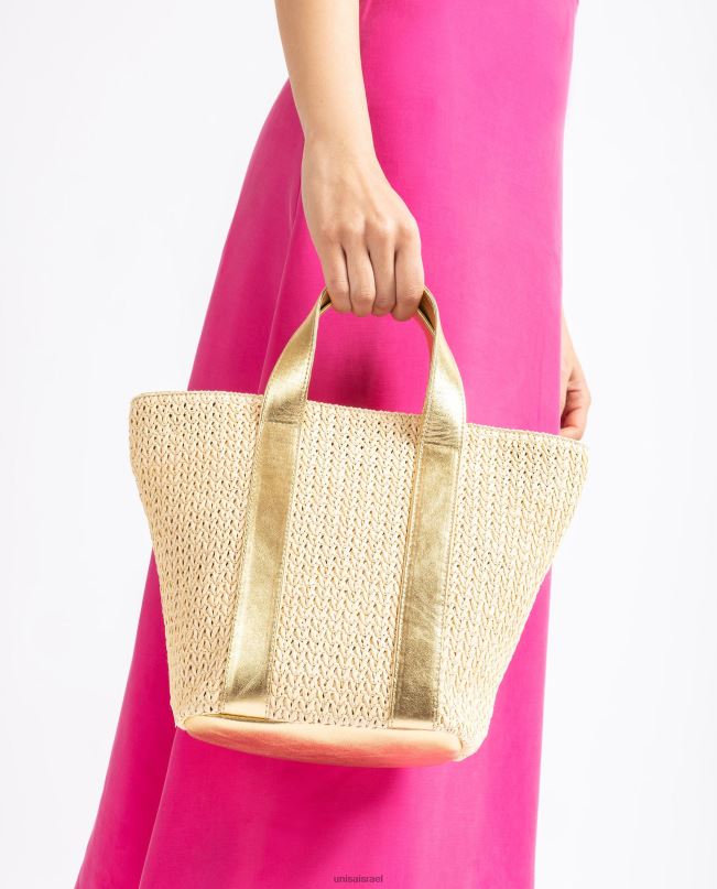 Unisa תיק יד עם ידית קצרה אופנה נשים V2BP21154