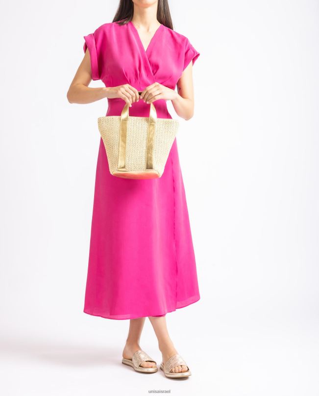 Unisa תיק יד עם ידית קצרה אופנה נשים V2BP21154