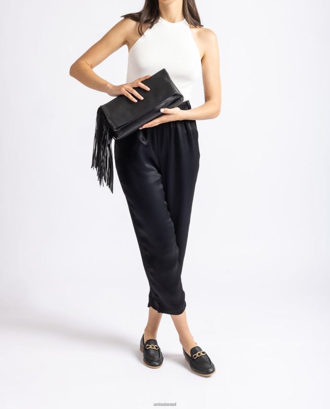 Unisa תיק יד עם גדילים אופנה נשים V2BP21159