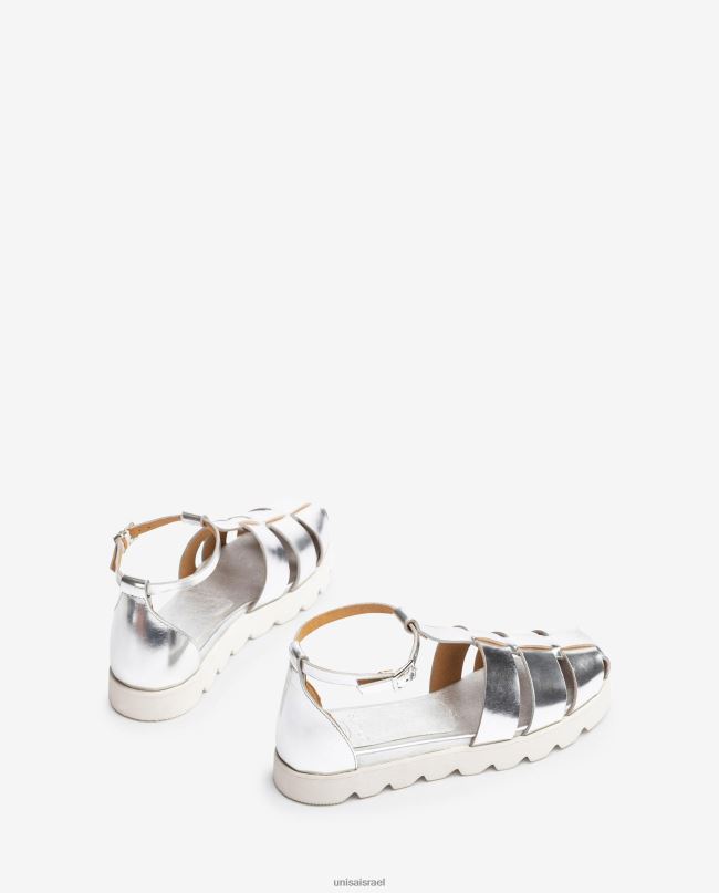 Unisa נעלי ג'לי באפקט מתכתי אופנה נשים V2BP2115