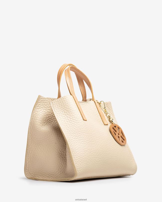 Unisa תיק יד קטן עם ידית בז' נשים V2BP21163