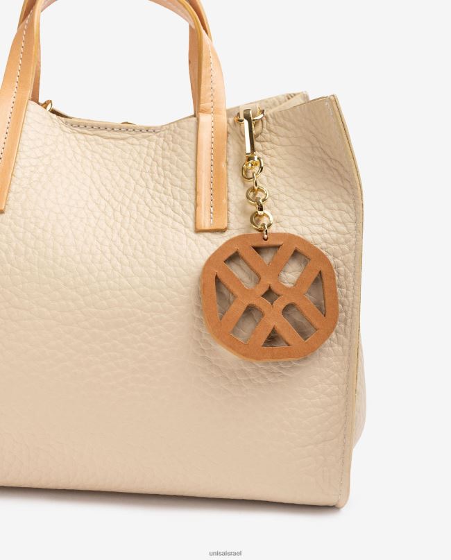 Unisa תיק יד קטן עם ידית בז' נשים V2BP21163