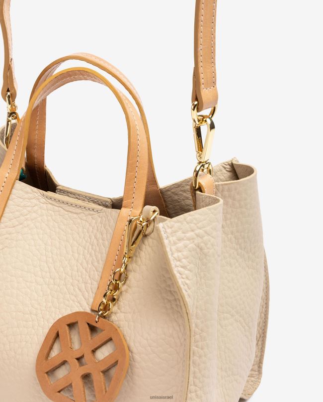 Unisa תיק יד קטן עם ידית בז' נשים V2BP21163