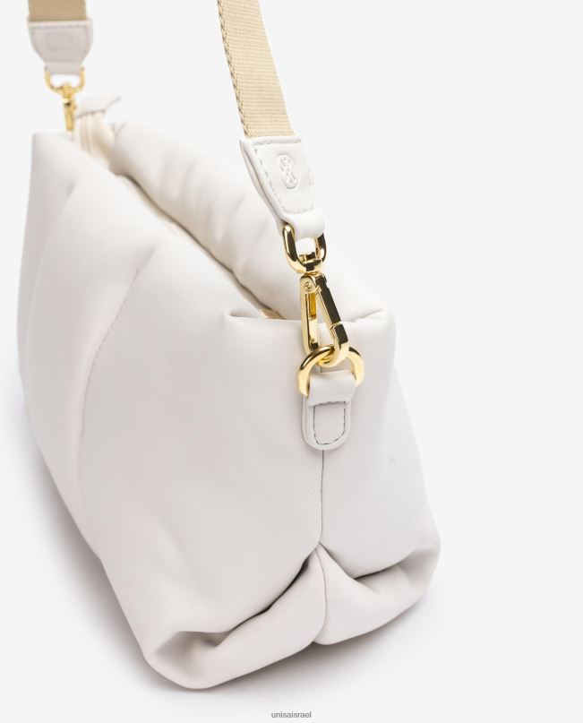 Unisa תיק יד מרופד בגודל בינוני לבן נשים V2BP21166