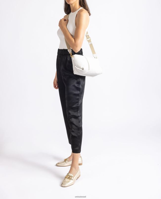 Unisa תיק יד מרופד בגודל בינוני לבן נשים V2BP21166