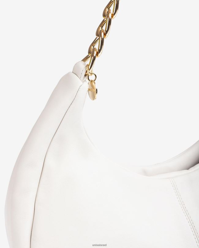 Unisa תיק כתף בגודל בינוני לבן נשים V2BP21168